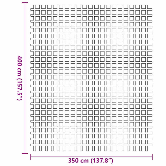 Teltteppe Grønn 3,5x4 m