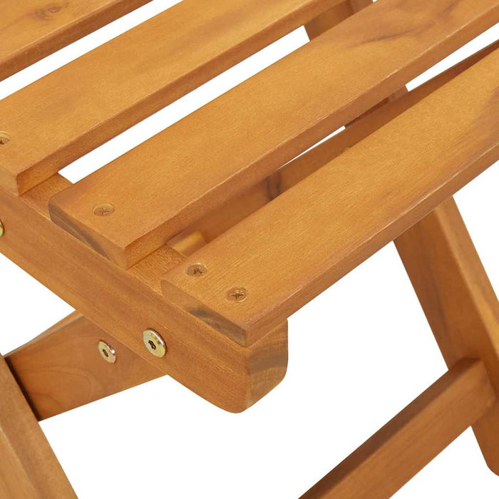 sammenleggbare hagemøbler 4 stk 36x46x86 cm Solid akasietre, vidaXL sammenleggbare hagemøbler 2 stk 36x46x85 cm Solid akasietre