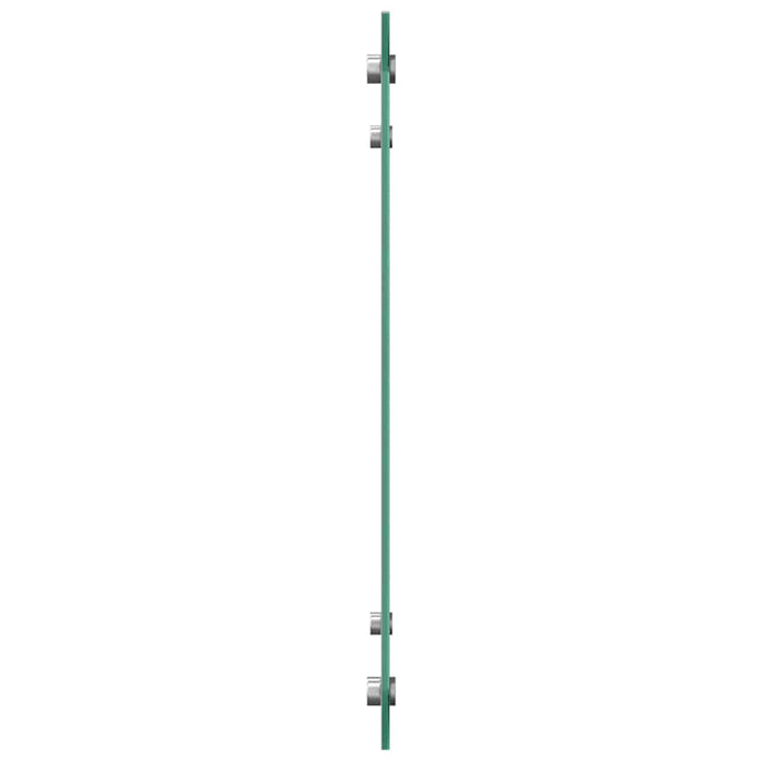 Kjøkken Backsplash Lys Grå 70x50x0,6 cm Herdet Glass