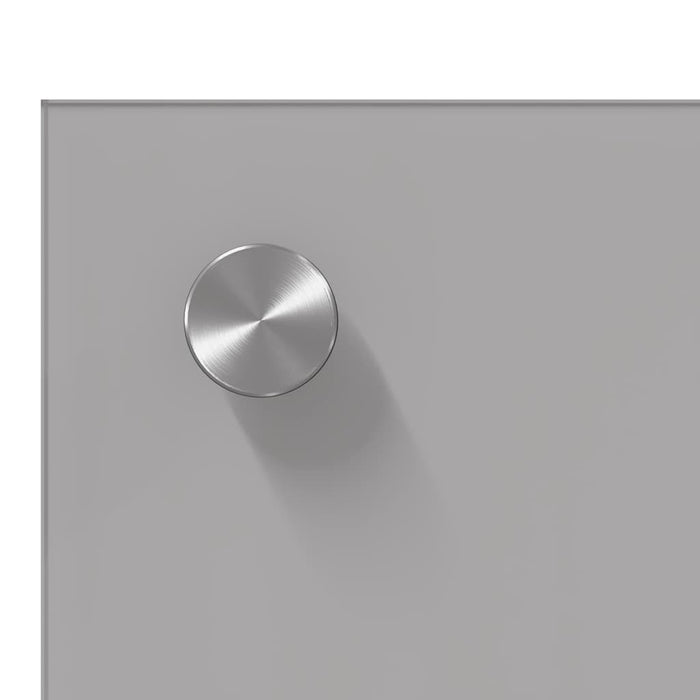 Kjøkken Backsplash Lysegrå 100x40x0,6 cm Herdet Glass