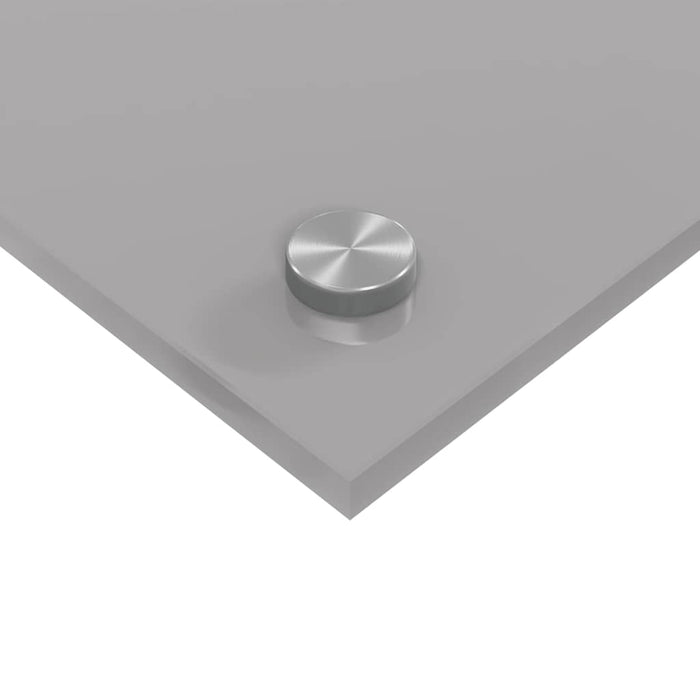 Kjøkken Backsplash Lys Grå 100x60x0,6 cm Herdet Glass