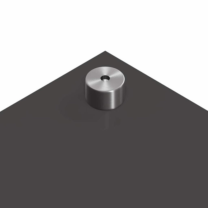 Mørkegrå Kjøkkenbaksplash 80x50x0.6 cm Herdet Glass