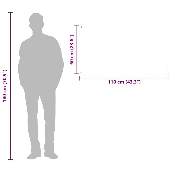 Kjøkken Backsplash Svart 110x60x0,6 cm Herdet Glass