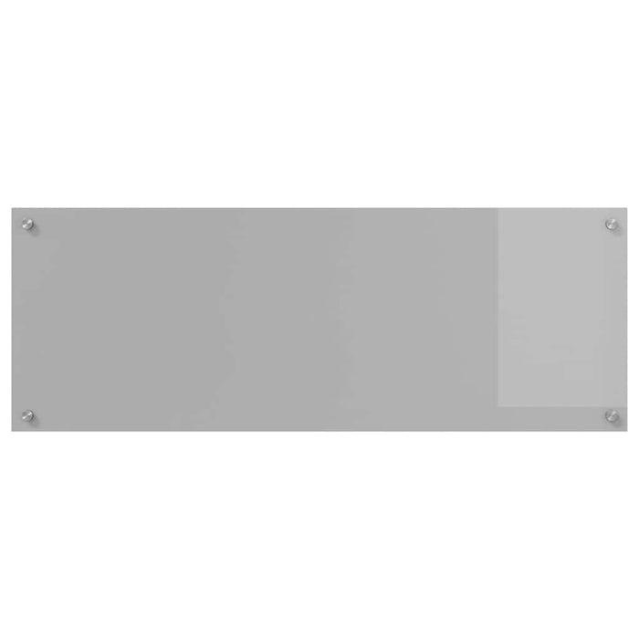 Kjøkken Backsplash Lys Grå 110x40x0,6 cm Herdet Glass