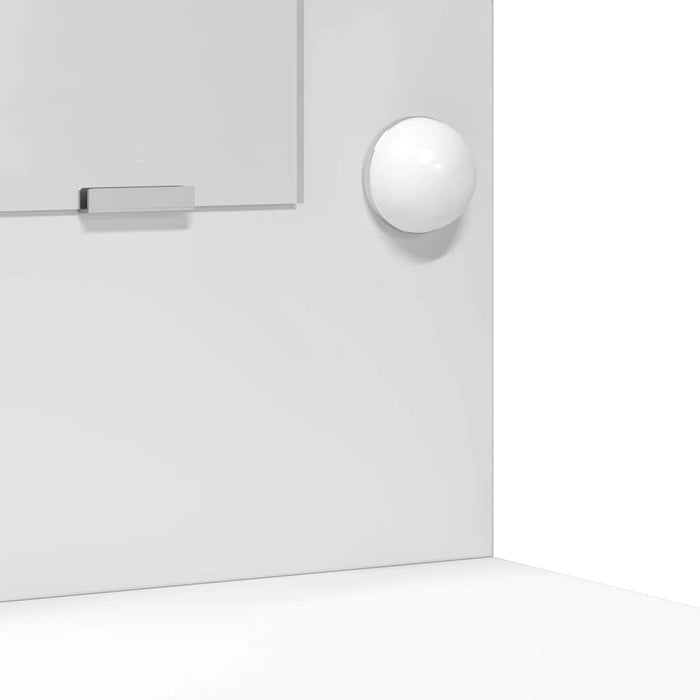 Sminkebord med skuff Hvit 78.5 x 41 x 135 cm Konstruert tre