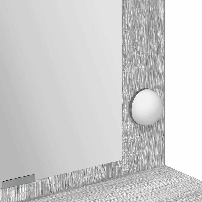 Sminkebord Grå sonoma 100 x 41 x 135 cm Konstruert tre