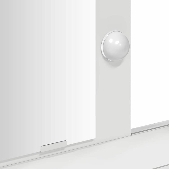 Sminkebord med skuff Hvit 79 x 41 x 140 cm Konstruert tre