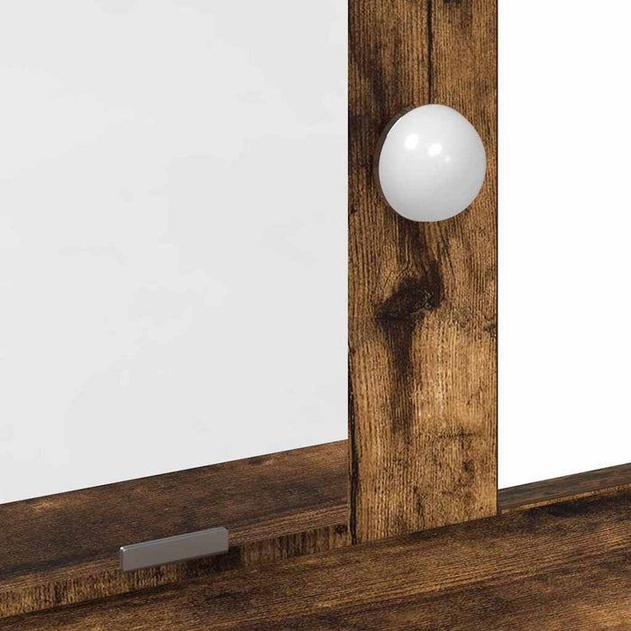 Sminkebord med skuff Brun 79 x 41 x 140 cm Konstruert tre