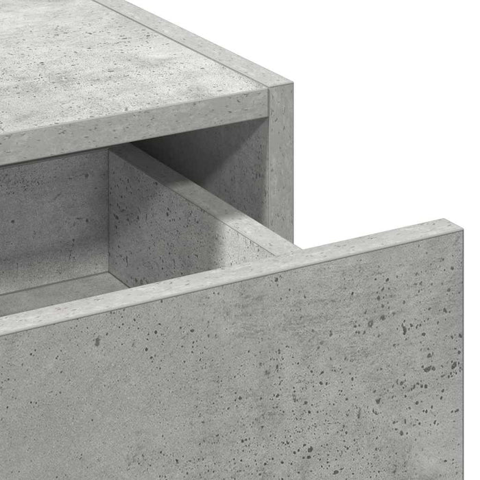 Sminkebord med skuff Grå 60 x 40 x 70 cm Konstruert tre