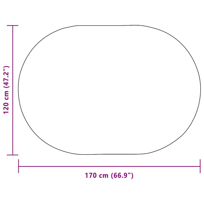 Teppe Brun 120 x 170 cm PP