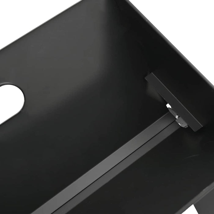 Kull BBQ Grill - Sammenleggbar, Svart, 46x30x31 cm, Laget av Stål