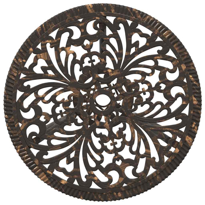 Hage Bistro Sett 3 pcs Bronse Aluminium