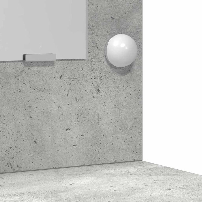 Sminkebord med skuff 2 pcs Grå 50 x 41 x 135 cm Konstruert tre