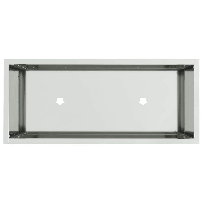 Hevet Hageplante sølv 60 x 26 x 45 cm Galvanisert Stål