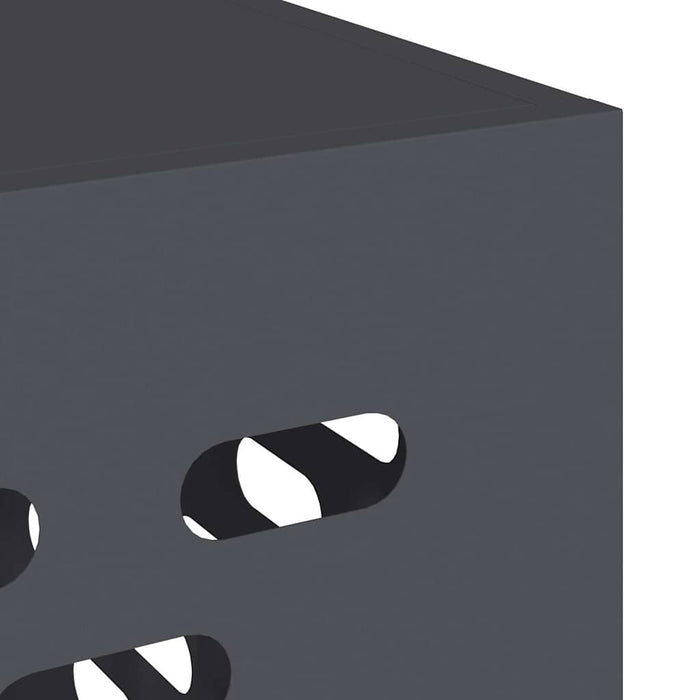 Deksel til klimaanlegg Antrasitt 100 x 50 x 70 cm Stål