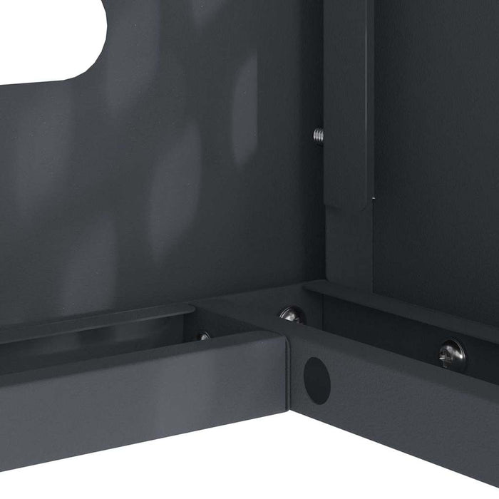 Deksel til klimaanlegg Antrasitt 110 x 50 x 80 cm Stål