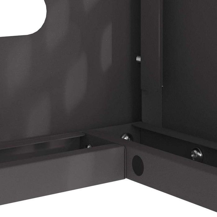 Deksel til klimaanlegg Svart 110 x 50 x 105 cm Stål