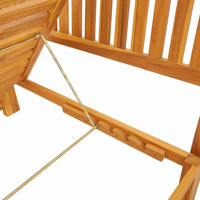 Solstol 3-i-1 Funksjon Massivt Akasietre