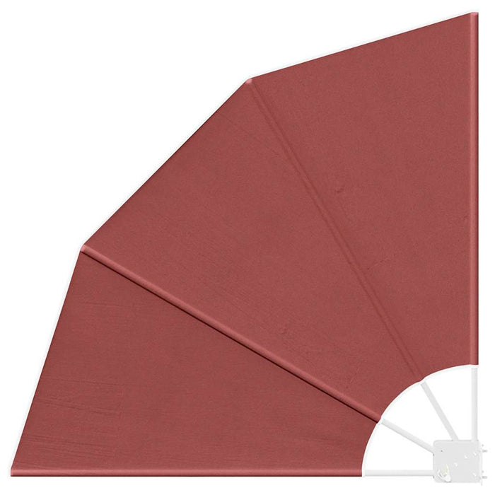 Balkong privat skjerm Terrakotta 115 x 115 cm stoff