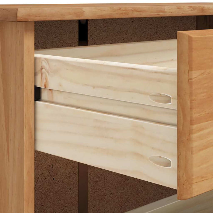 Skohylle "ASKIM" 85x35x108 cm Solid Tre Furu