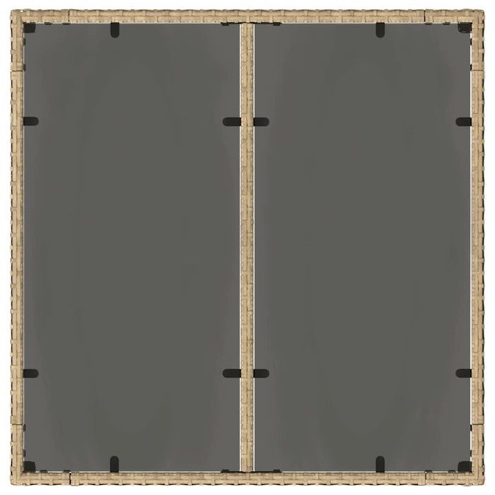 Hage Spisegruppe 3 pcs Beige 90 x 90 x 75 cm