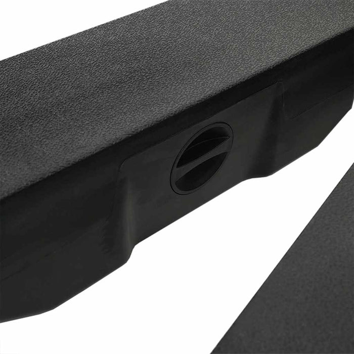 Cantilever parasollbase-sett 4 pcs Svart 98 x 98 x 13 cm Plast