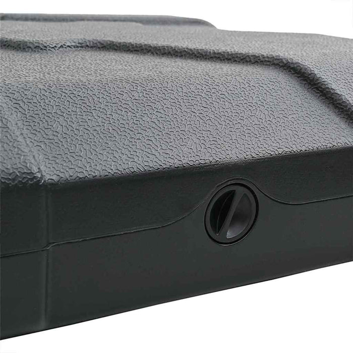 Paraplyfotssett 2 pcs Svart 88.5 x 88.5 x 12 cm Plast