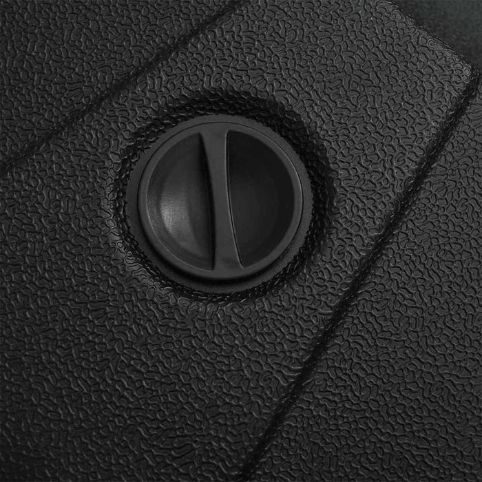 Paraplyfotssett 2 pcs Svart 88.5 x 88.5 x 12 cm Plast