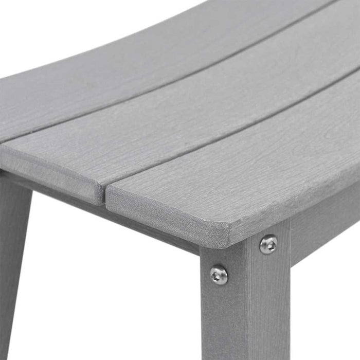 3-delt hagebarsett Lysegrå HDPE