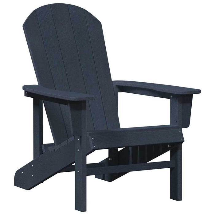 Adirondack-stoler 2 stk Marineblå 74x82x90 cm HDPE, vidaXL Adirondack stol Marineblå 74x82x91 cm HDPE