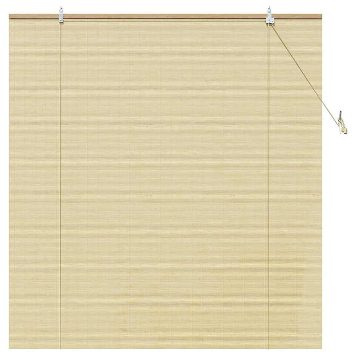 Vindu Persienner & Gardiner med gardiner Naturlig Bambus