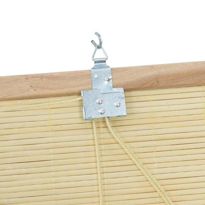 Vindu Persienner & Gardiner med gardiner Naturlig Bambus