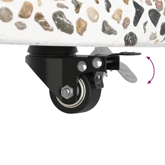 Parasolbase med hjul for 37/42/52/58mm poler Multicolor Betong