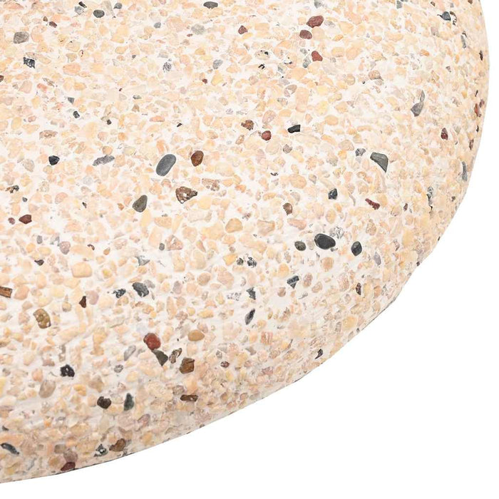 Parasolbase med hjul for 37/42/52/58mm poler Gul betong