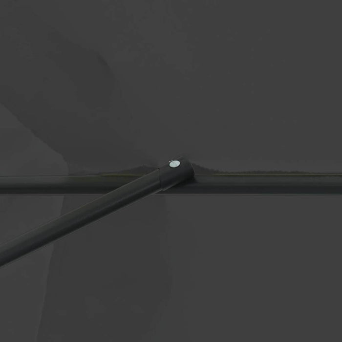 Hageparasol 395x245 cm Antrasitt