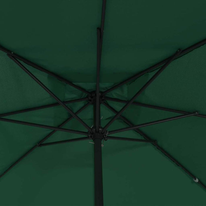 Firkantet Hageparasol 295x245 cm Grønn