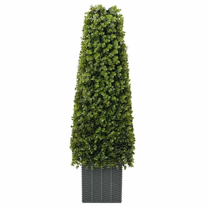 Kunstig Eucalyptus Plante med Potte 27x27x90 cm Grønn