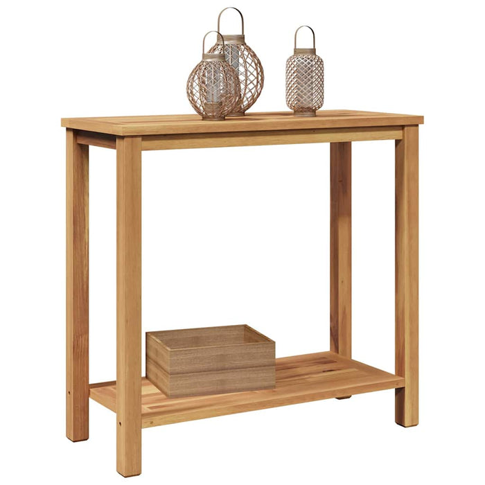 Kaffebord med lagring Brun 85 x 35 x 75 cm Heltre teak