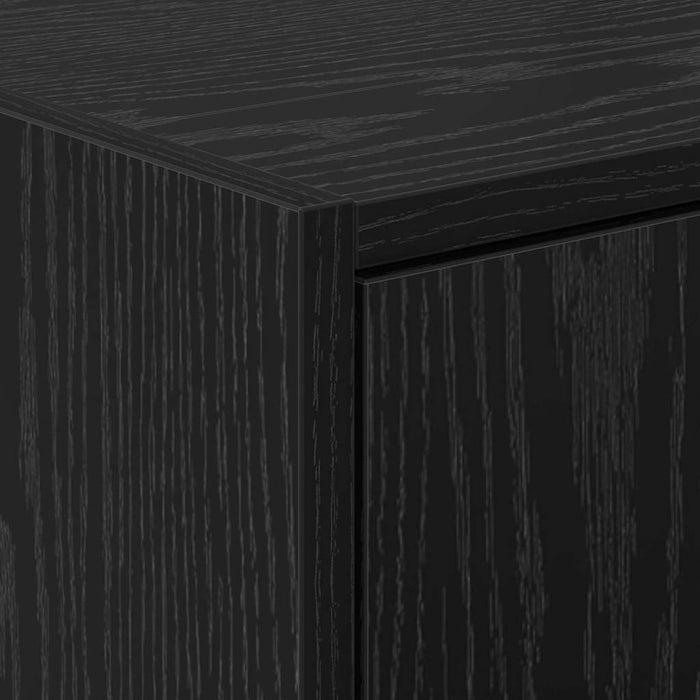 Sink Cabinet med dør Svart Eik 63 x 29 x 55 cm Konstruert tre