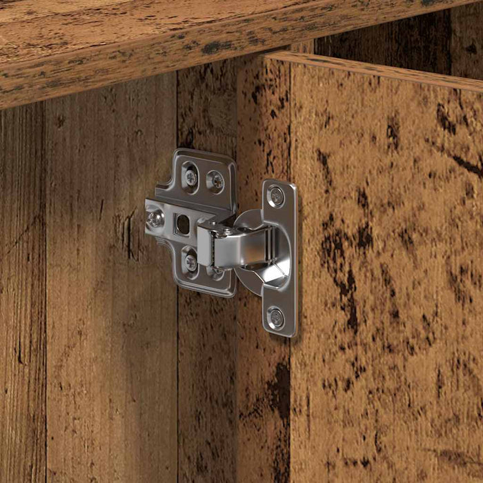 Vaskeskap med lagring Gamle tre 90 x 29 x 55 cm Konstruert tre