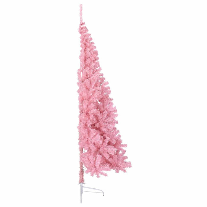 Kunstig forbelyst juletre med 300 LED Rosa 210 cm PVC