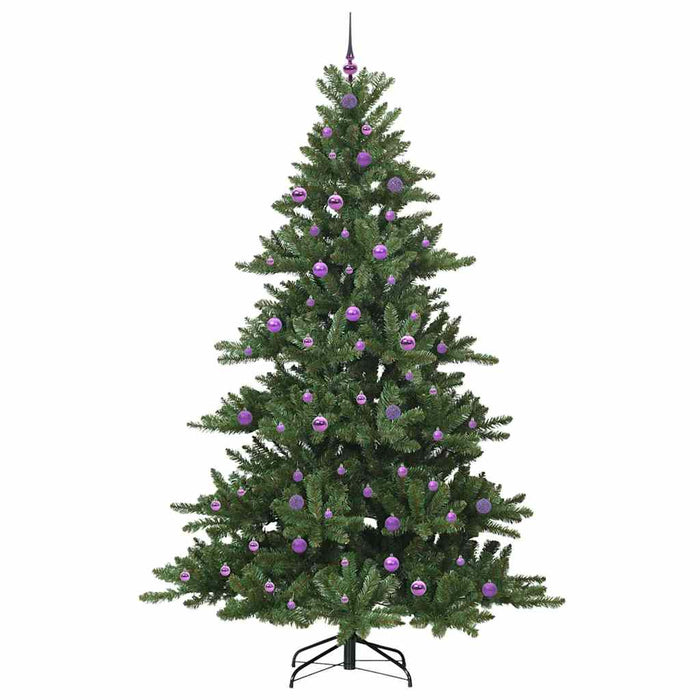 Kunstig sammensatt juletre with LEDs med stativ 240cm PVC