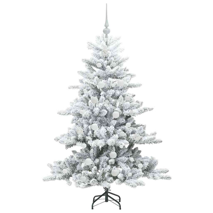 Kunstig sammensatt juletre with LEDs med stativ 150cm PVC