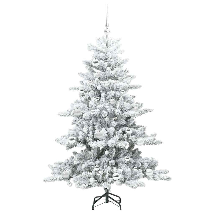 Kunstig sammensatt juletre with LEDs med stativ 150cm PVC