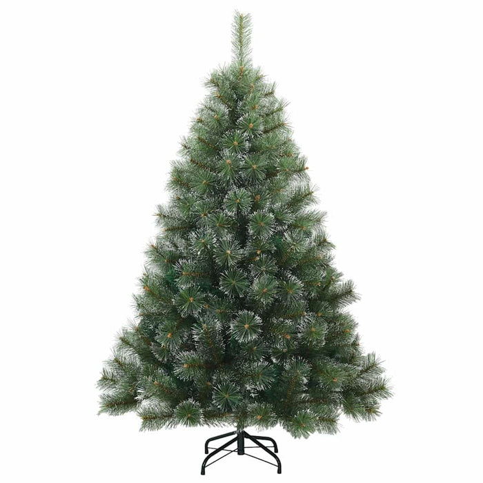 Kunstig juletre med 150 LED med stativ grønn 150 cm PE og PVC