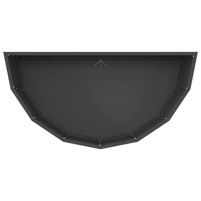 Plantekassed Svart 90 x 45 x 35 cm Stål