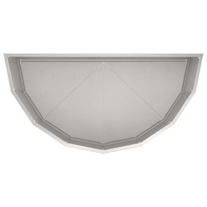 Plantekassed sølv 90 x 45 x 35 cm Rustfritt Stål