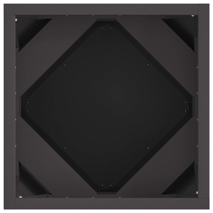 Plantekassed Svart 30 x 30 x 30 cm Stål