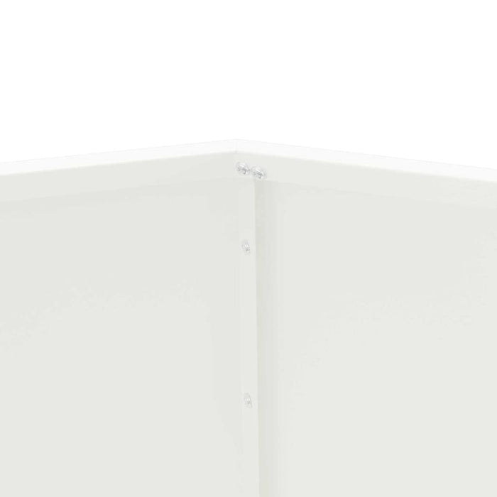 Plantekassed Hvit 75 x 75 x 60 cm Stål