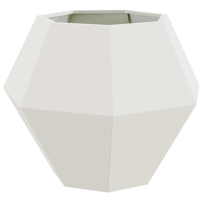 Plantekassed Hvit 75 x 75 x 60 cm Stål